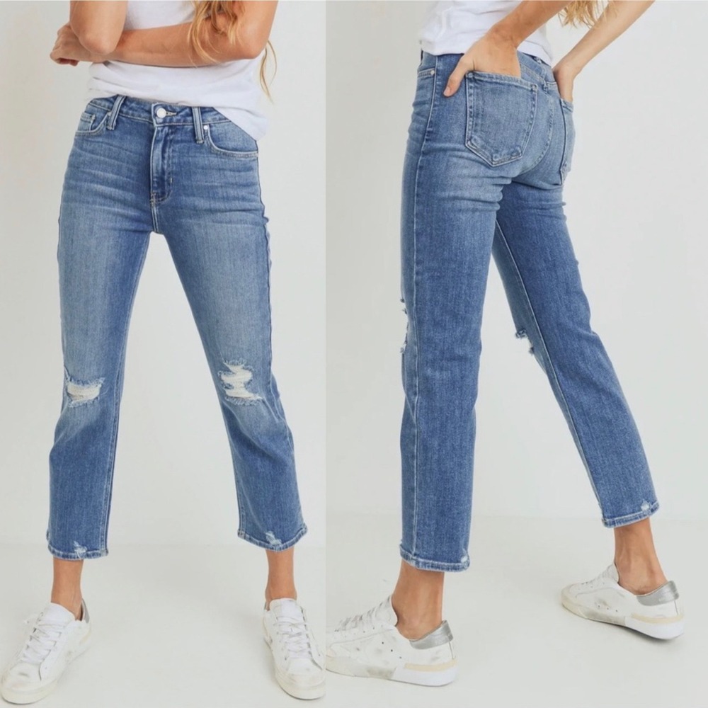 Just Black The Official Weekend Jeans Classic Straight Leg Medium Wash Size 27